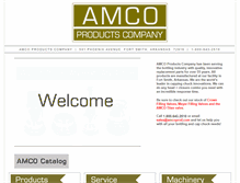 Tablet Screenshot of amcoprod.com